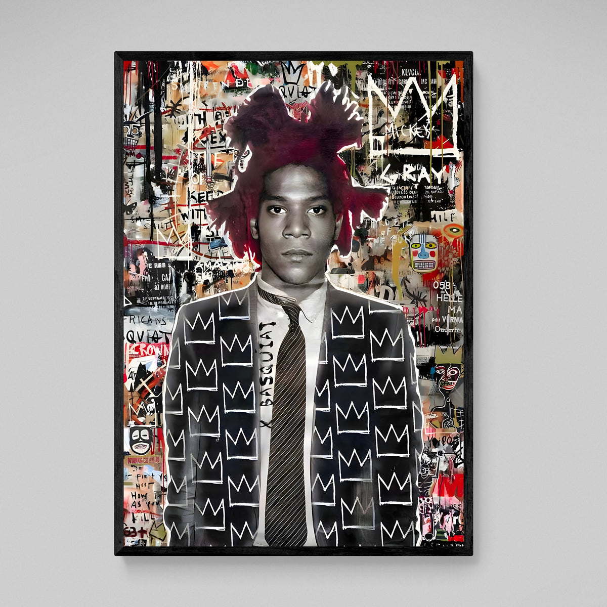 Tableau Street Art Basquiat - The Art Avenue