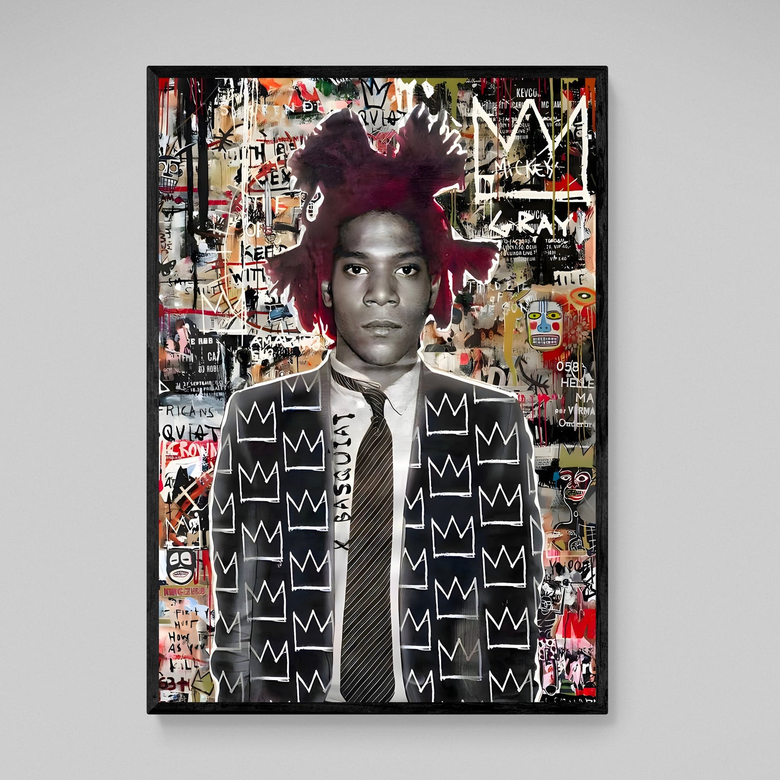 Tableau Street Art Basquiat - The Art Avenue