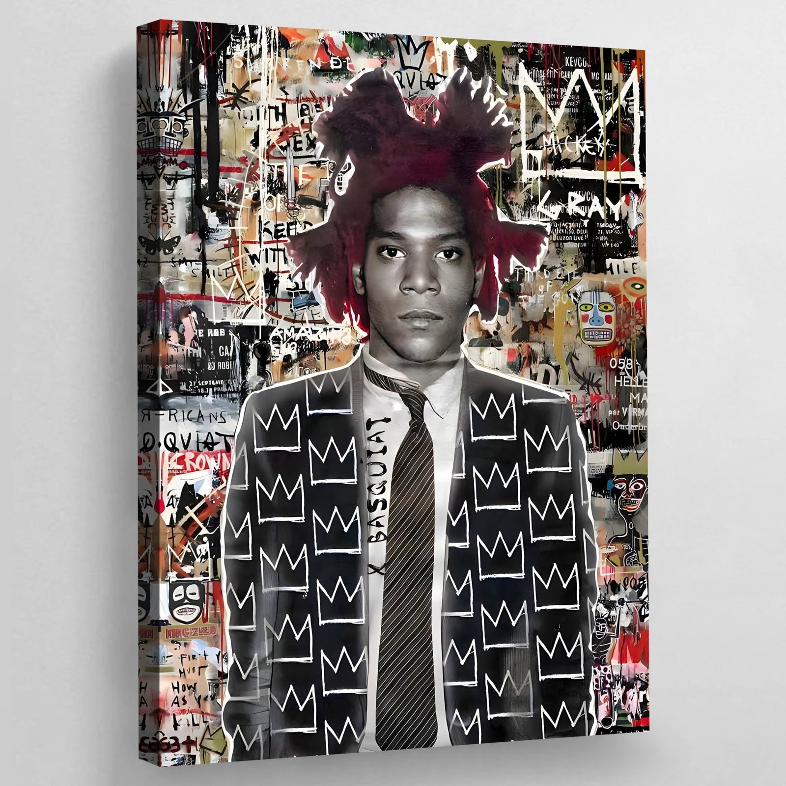 Tableau Street Art Basquiat - The Art Avenue