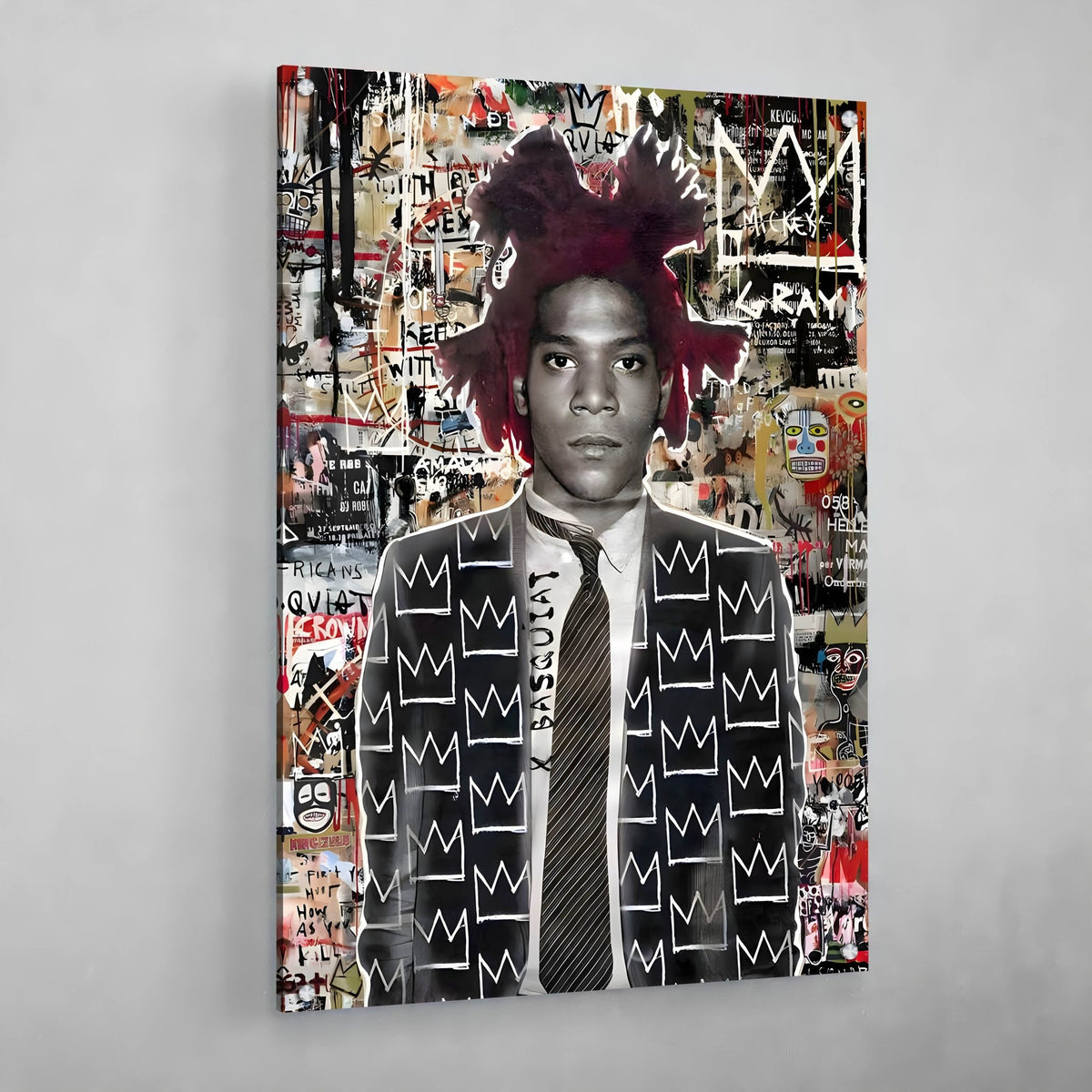 Tableau Street Art Basquiat - The Art Avenue