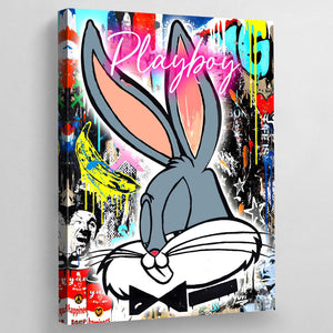 Tableau Street Art Bugs Bunny - The Art Avenue
