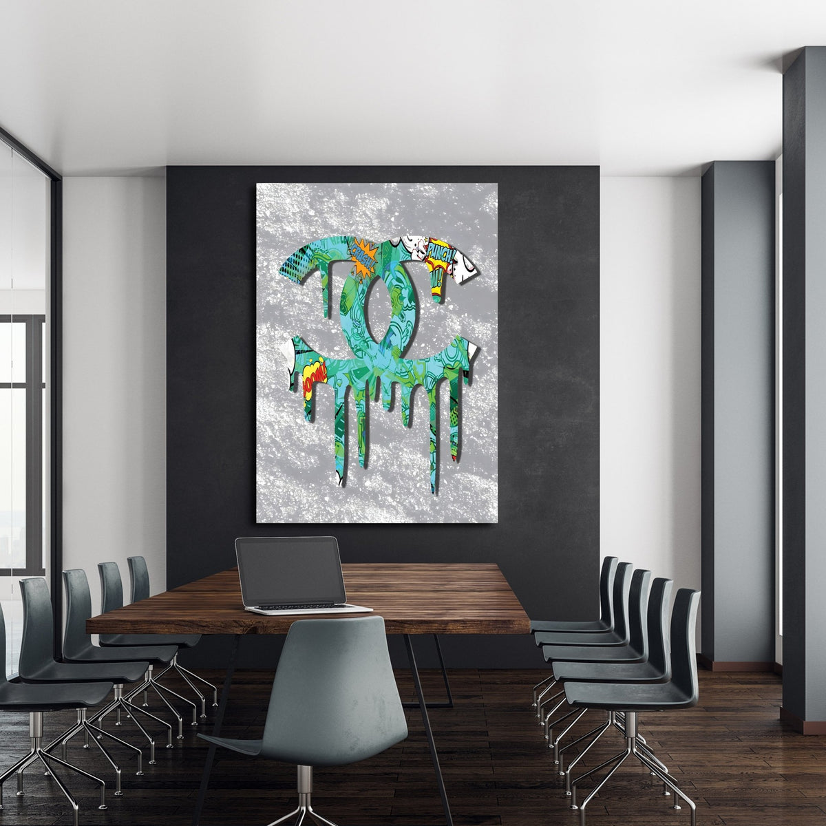 Tableau Street Art Chanel - The Art Avenue