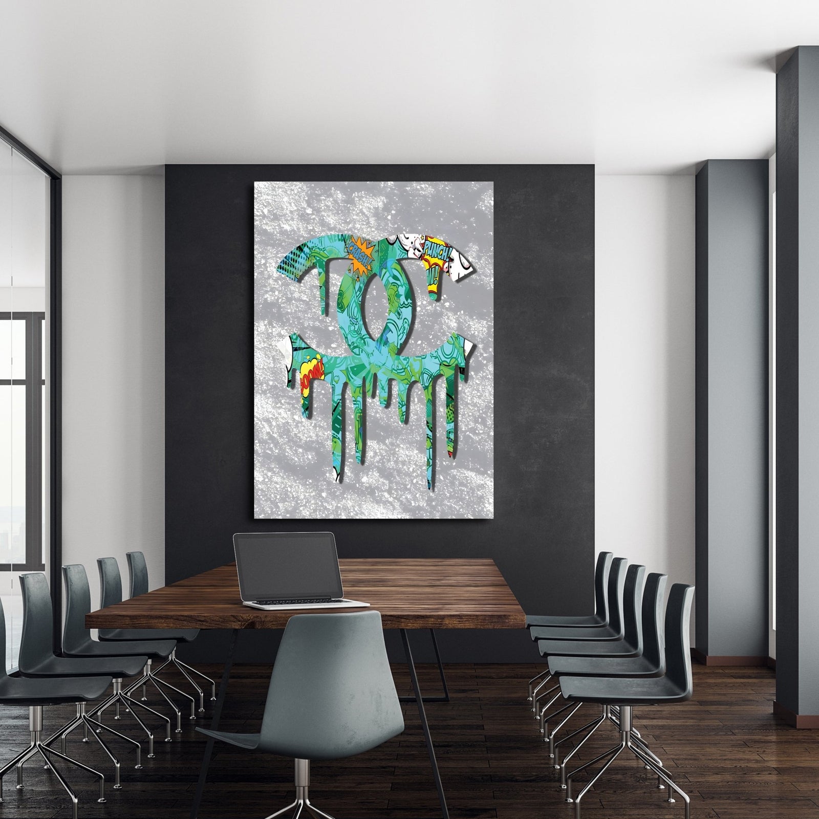 Tableau Street Art Chanel - The Art Avenue