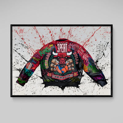 Tableau Street Art Chicago Bulls - The Art Avenue
