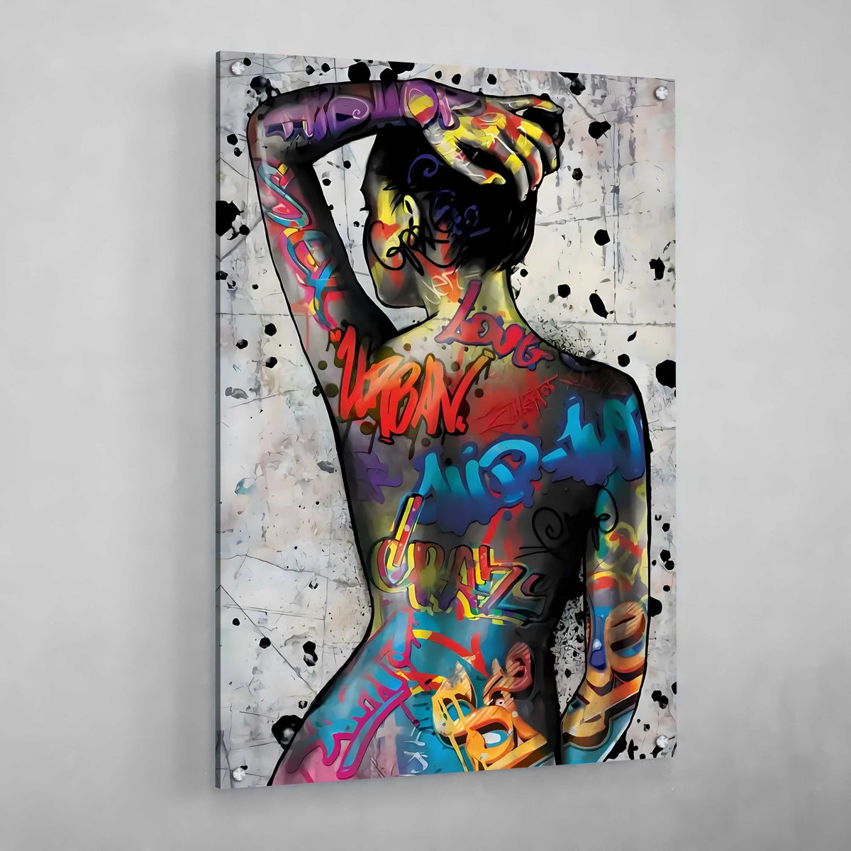 Tableau Street Art Corps De Femme - The Art Avenue