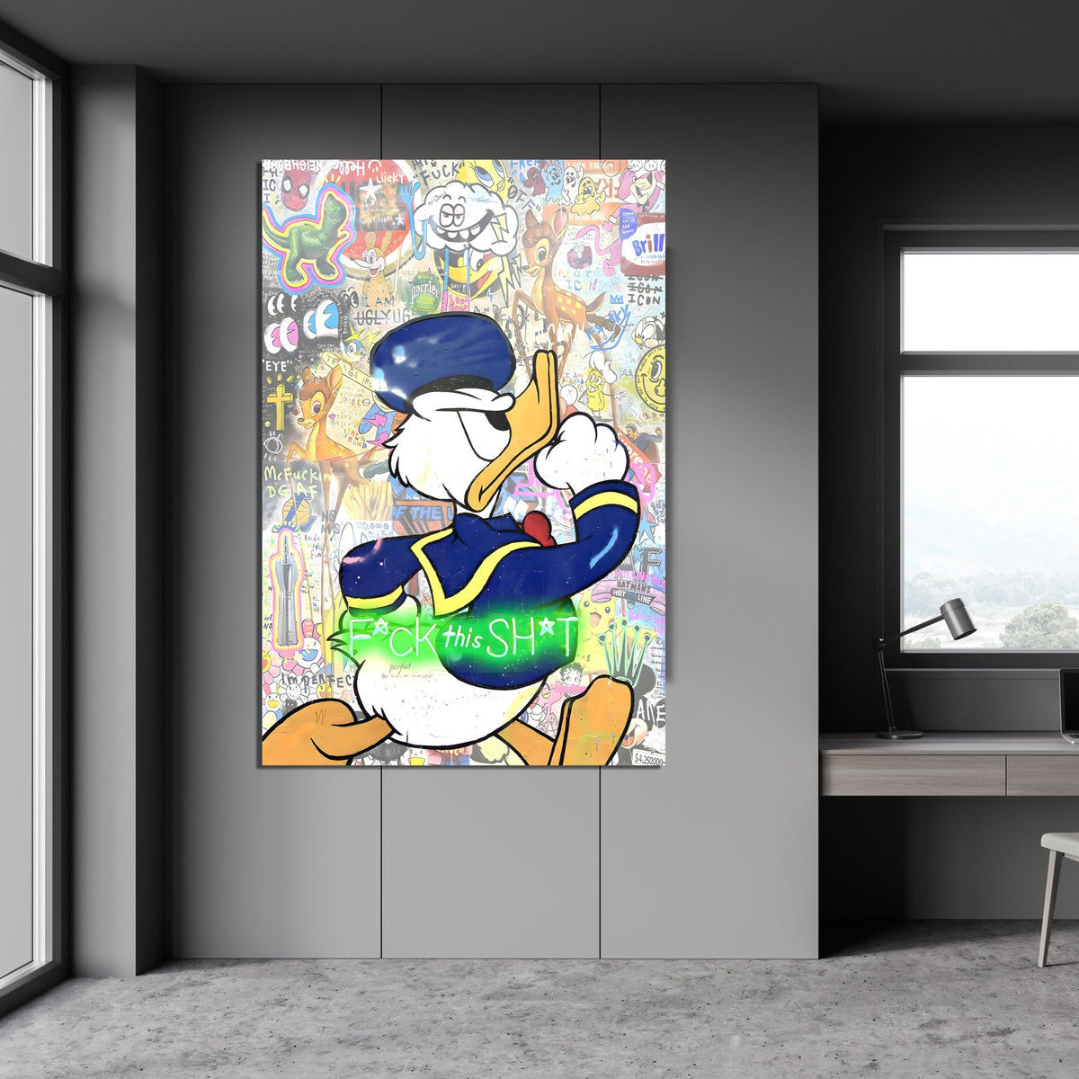 Tableau Street Art Donald - The Art Avenue