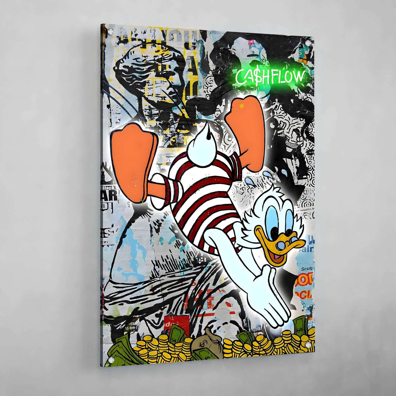 Tableau Street Art Donald Duck - The Art Avenue