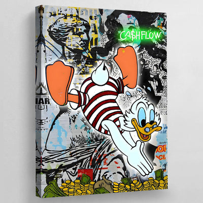 Tableau Street Art Donald Duck - The Art Avenue