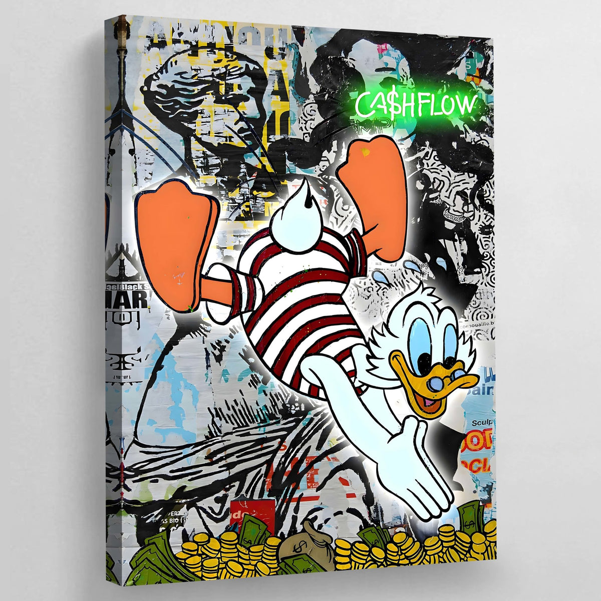 Tableau Street Art Donald Duck - The Art Avenue