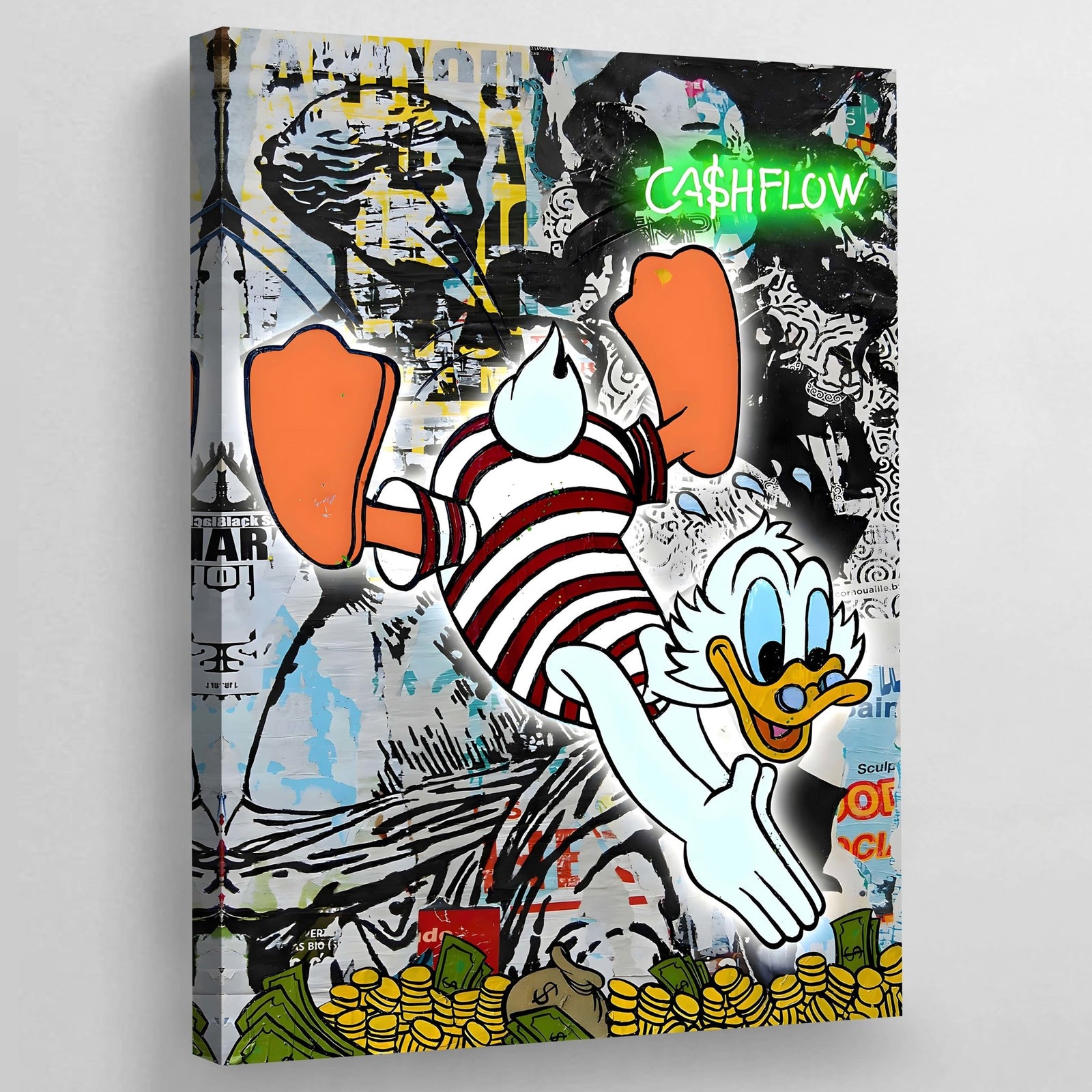 Tableau Street Art Donald Duck - The Art Avenue