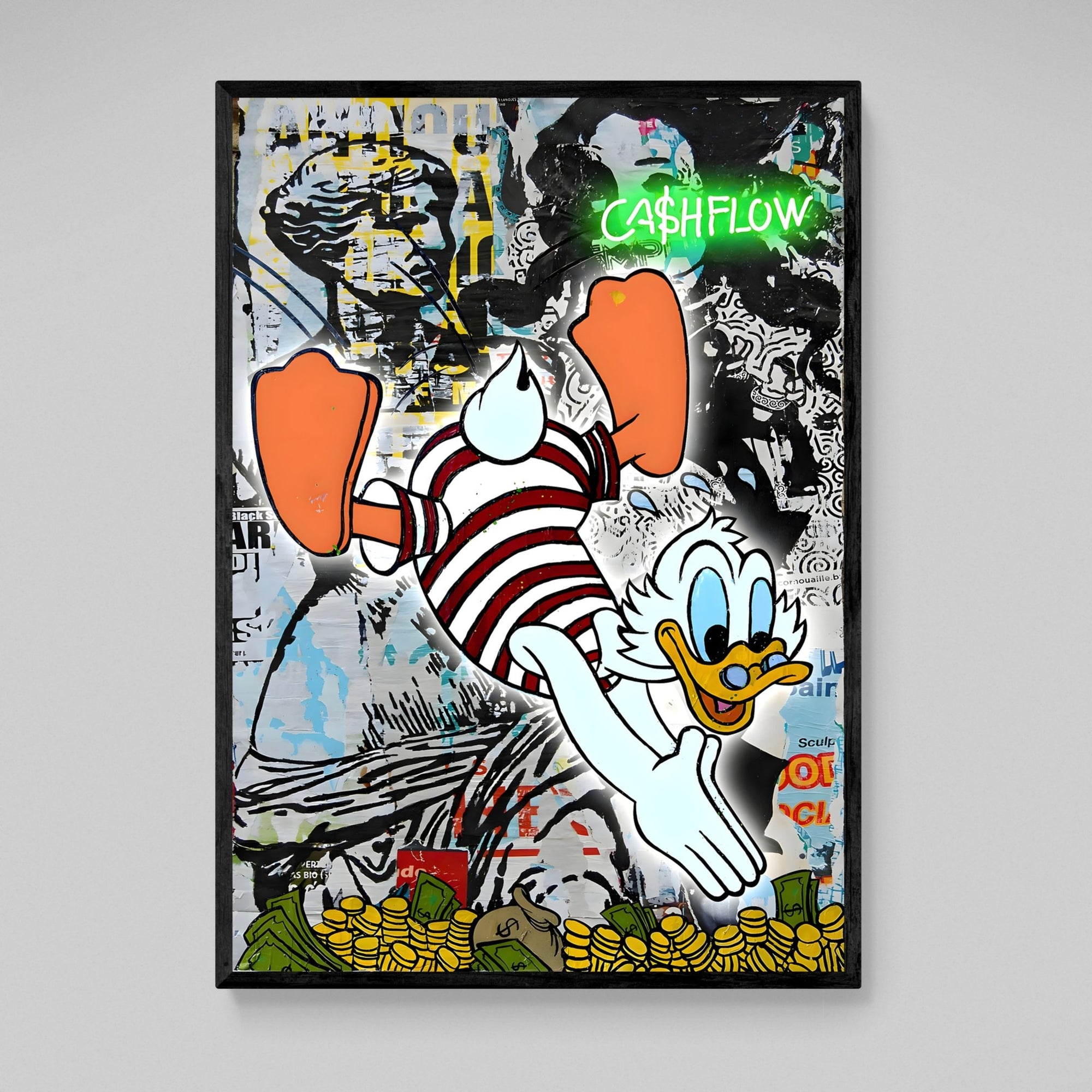 Tableau Street Art Donald Duck - The Art Avenue