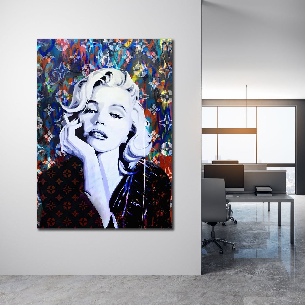 Tableau Street Art Femme - The Art Avenue