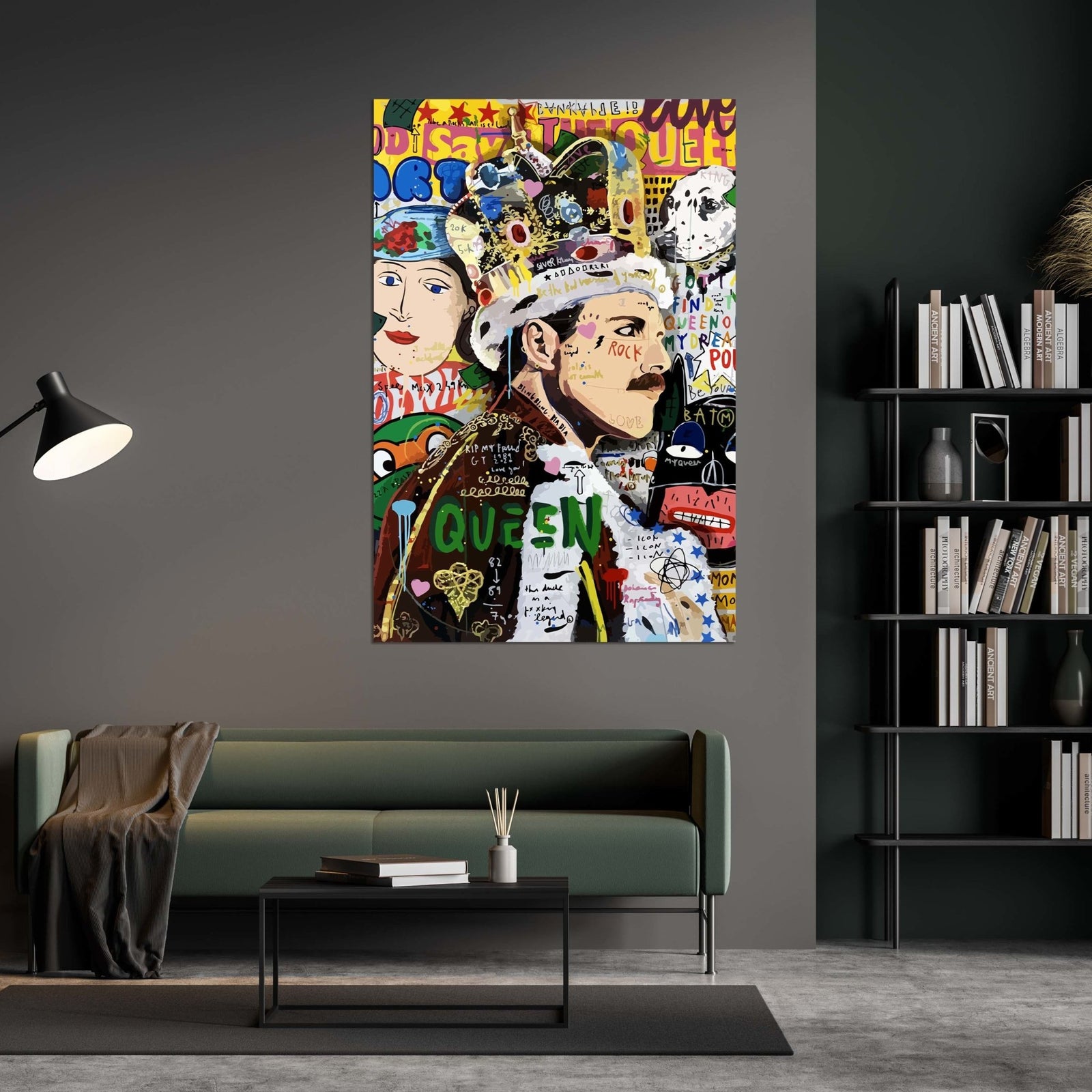 Tableau Street Art Freddie Mercury - The Art Avenue