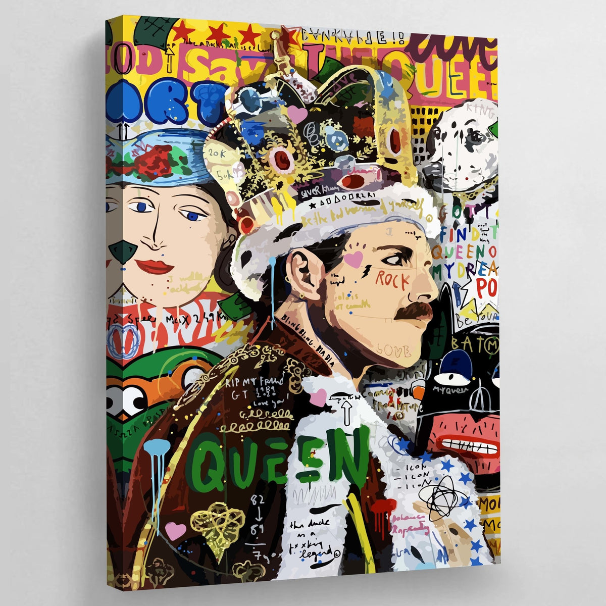 Tableau Street Art Freddie Mercury - The Art Avenue