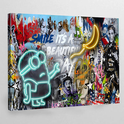 Tableau Street Art Graffiti Moderne - The Art Avenue