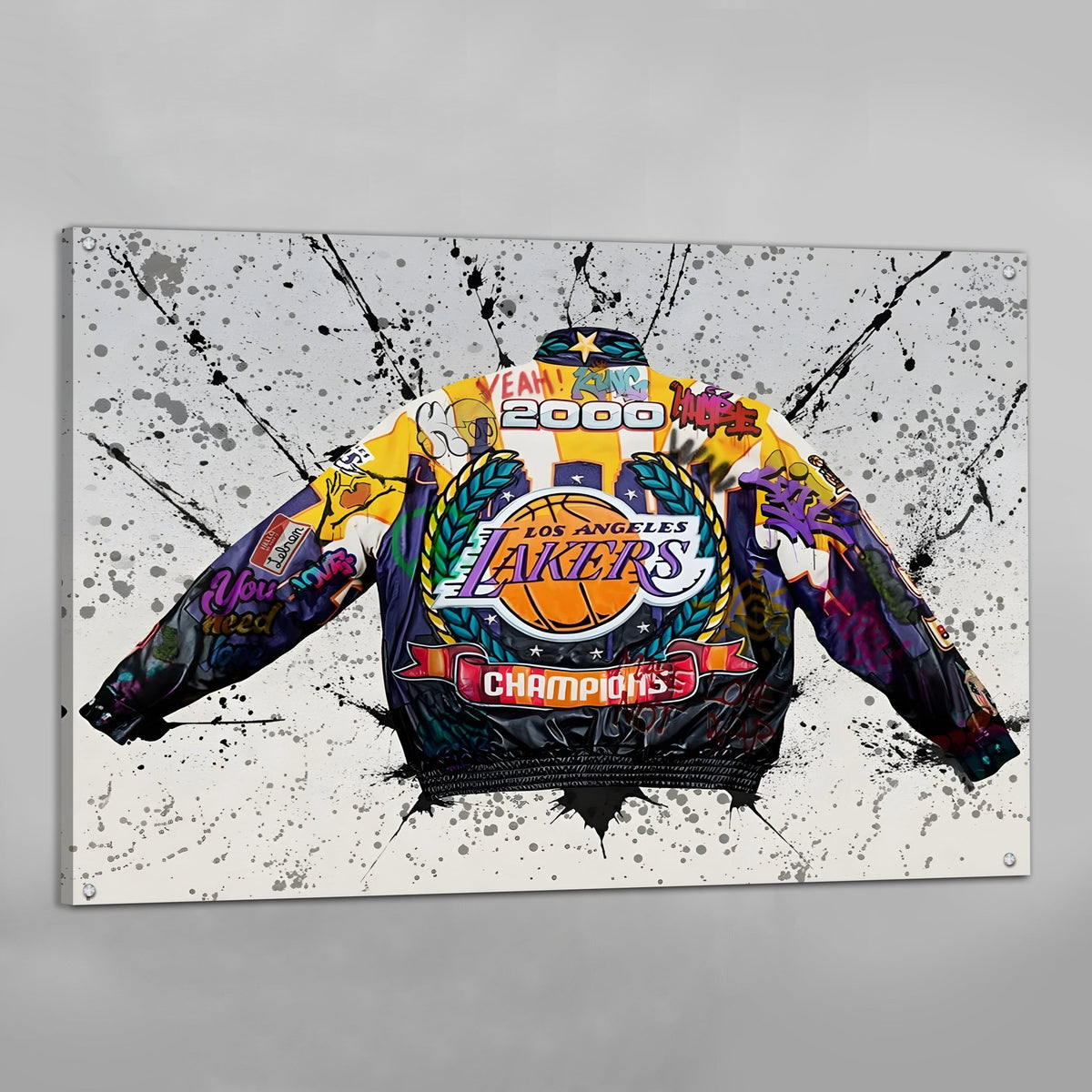 Tableau Street Art Los Angeles Lakers - The Art Avenue