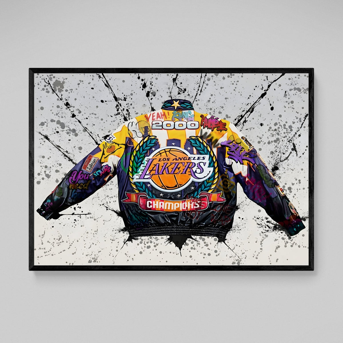 Tableau Street Art Los Angeles Lakers - The Art Avenue