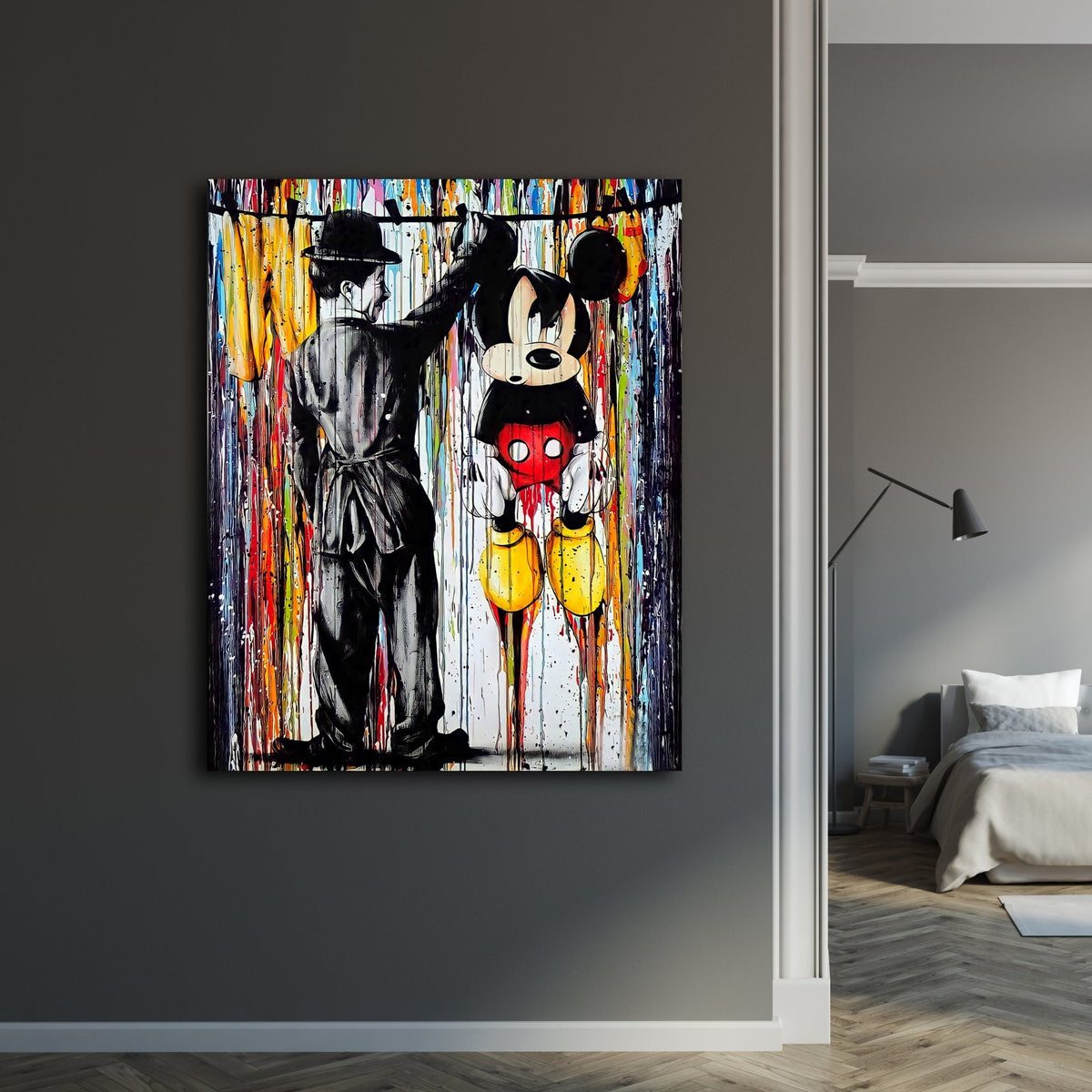 Tableau Street Art Mickey - The Art Avenue