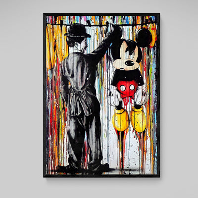 Tableau Street Art Mickey - The Art Avenue