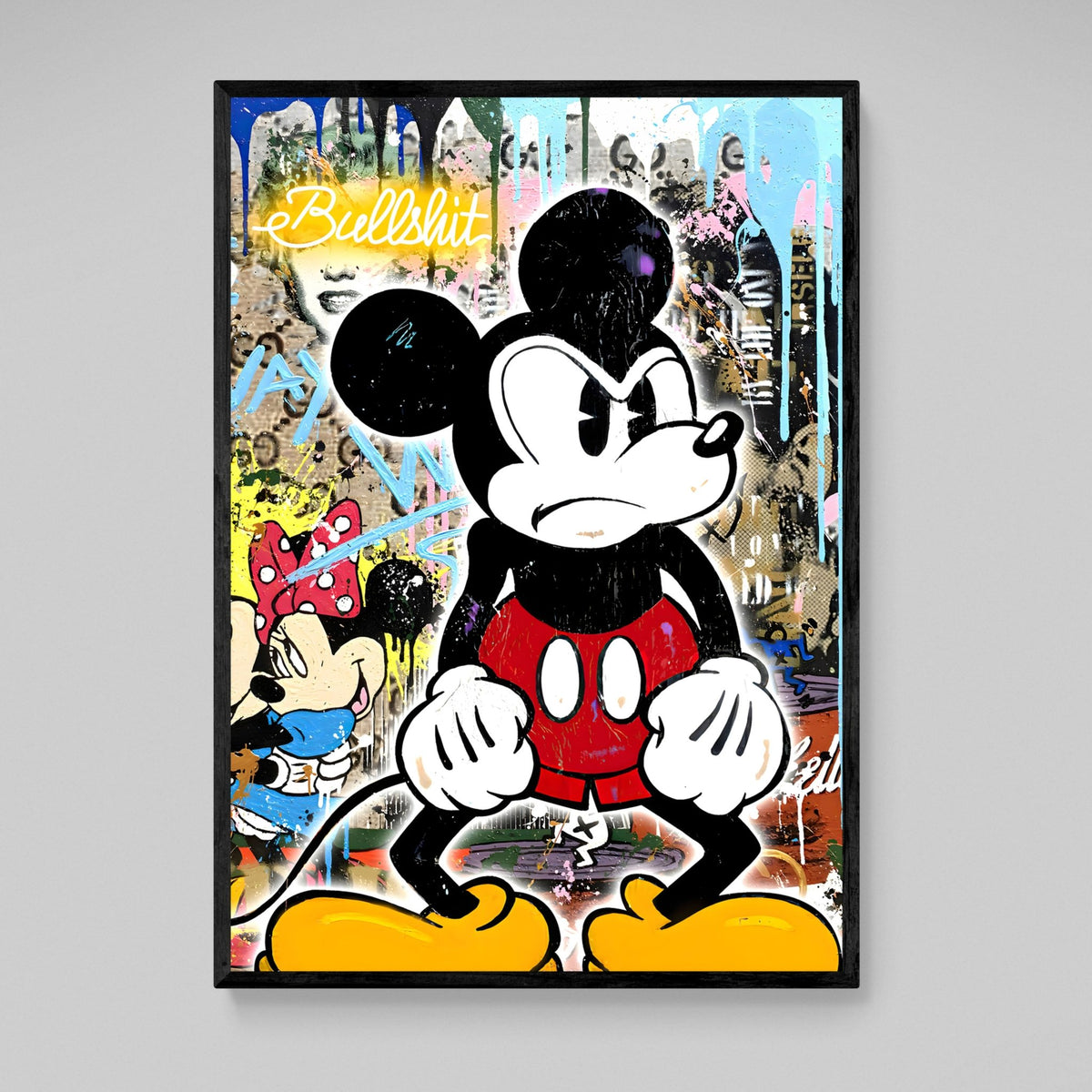 Tableau Street Art Mickey Mouse - The Art Avenue