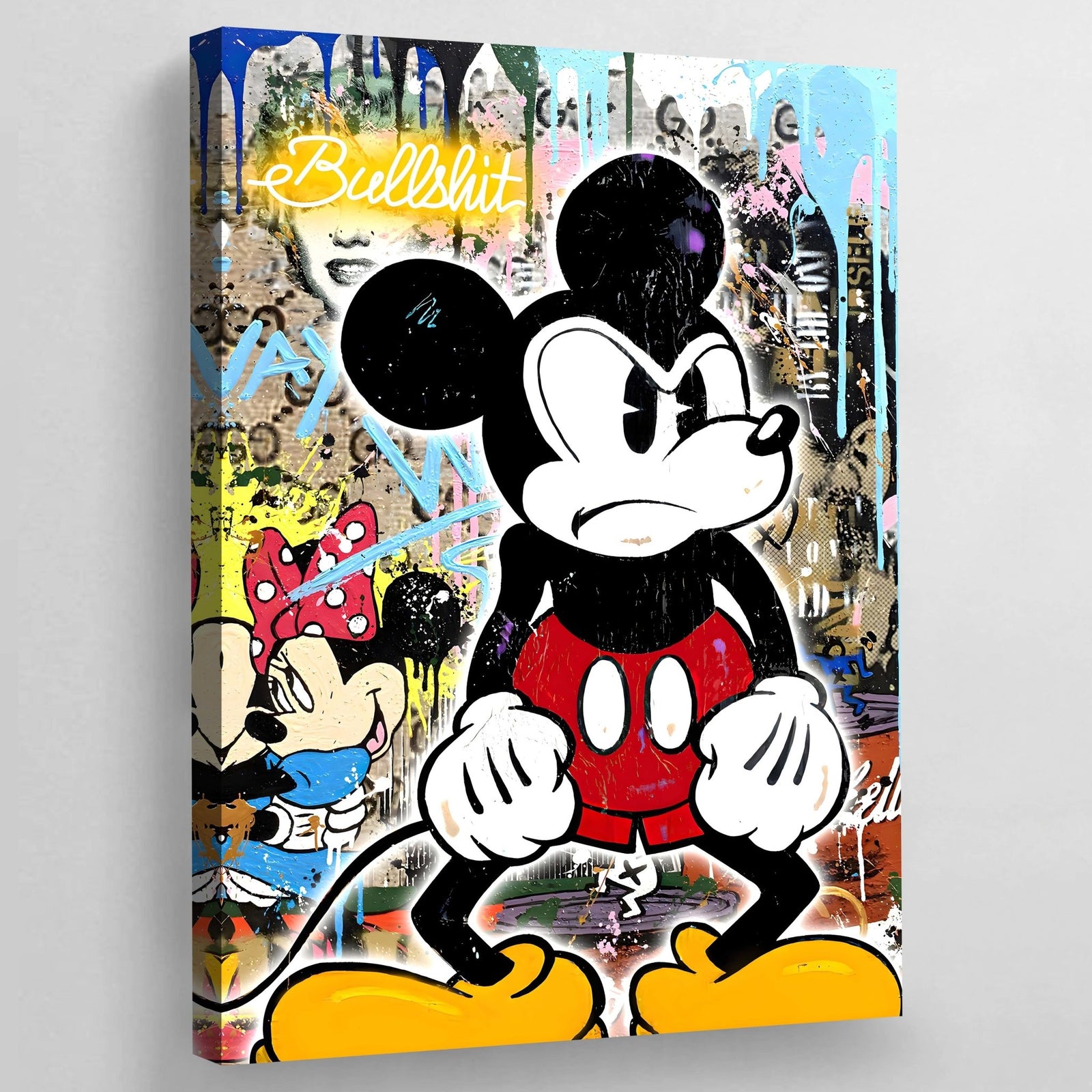Tableau Street Art Mickey Mouse - The Art Avenue