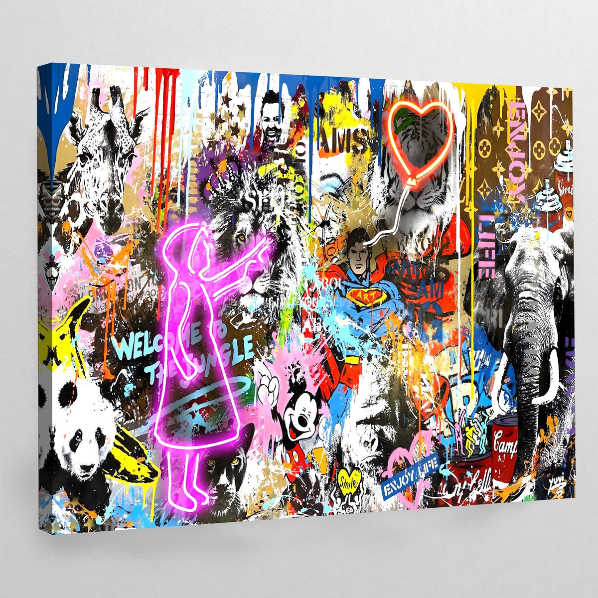 Tableau Street Art Moderne Graffiti - The Art Avenue