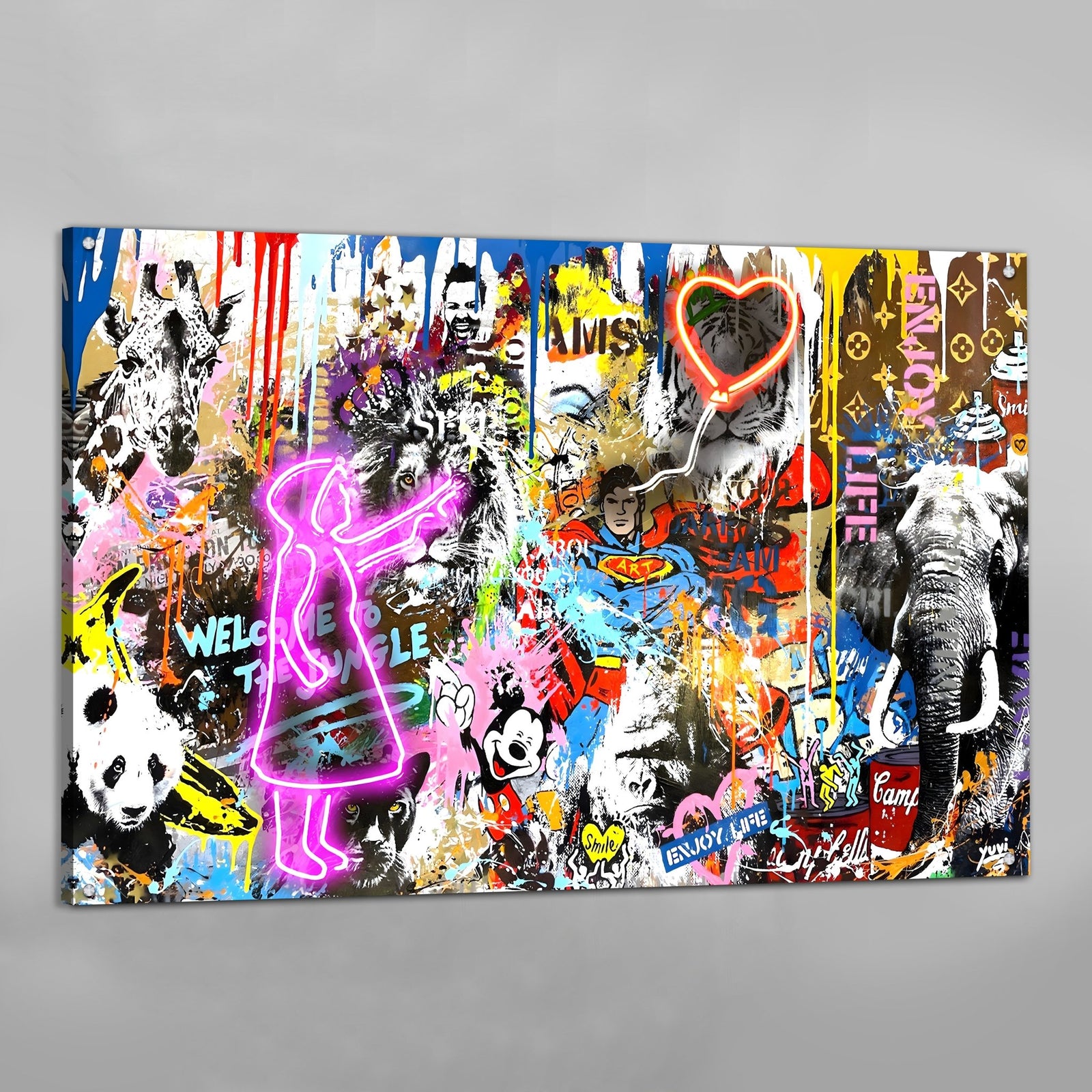 Tableau Street Art Moderne Graffiti - The Art Avenue