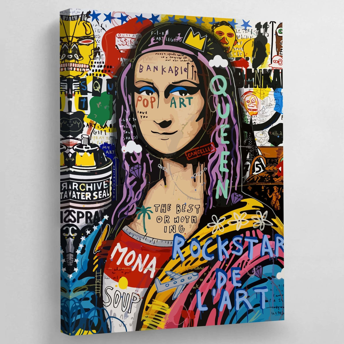 Tableau Street Art Joconde Moderne - The Art Avenue