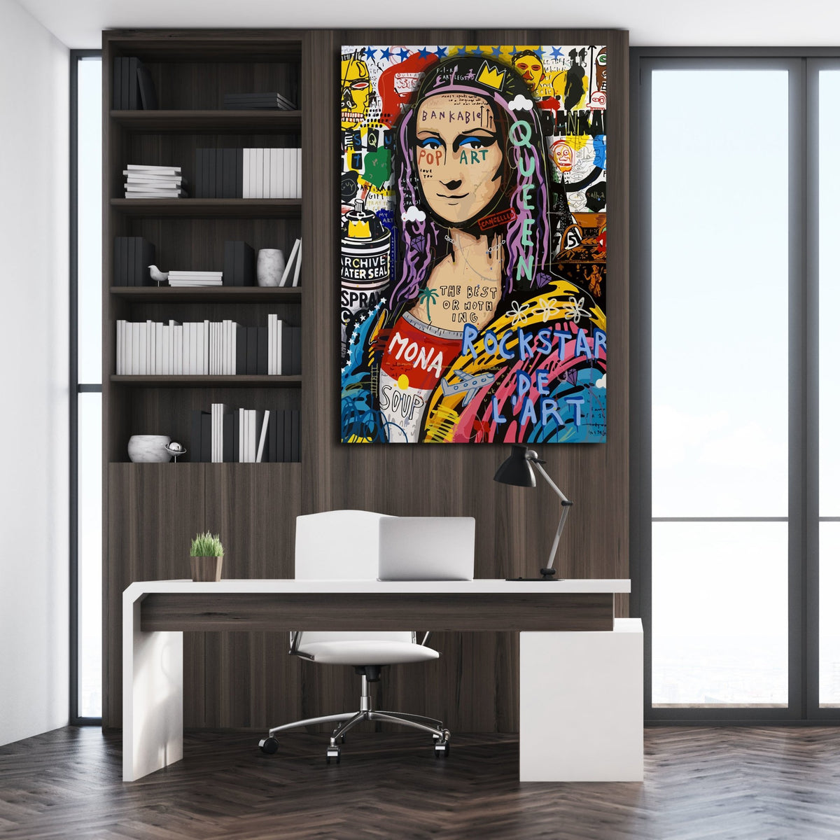 Tableau Street Art Joconde Moderne - The Art Avenue