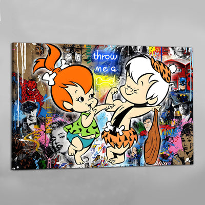 Tableau Street Art Pierrafeu - The Art Avenue