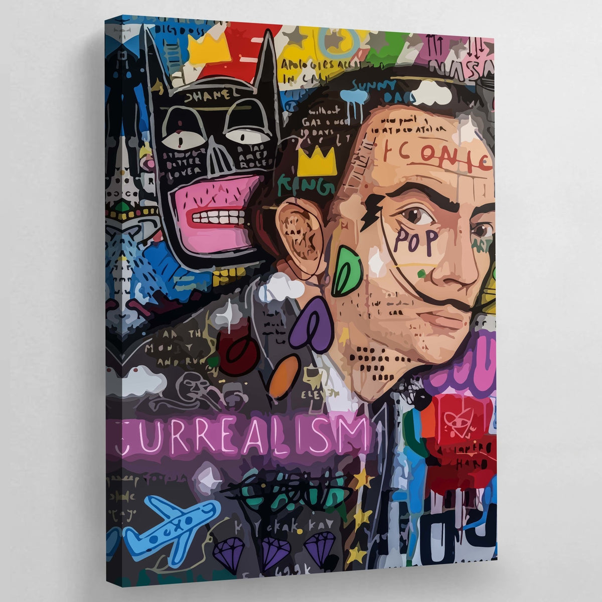 Tableau Street Art Salvador Dali - The Art Avenue