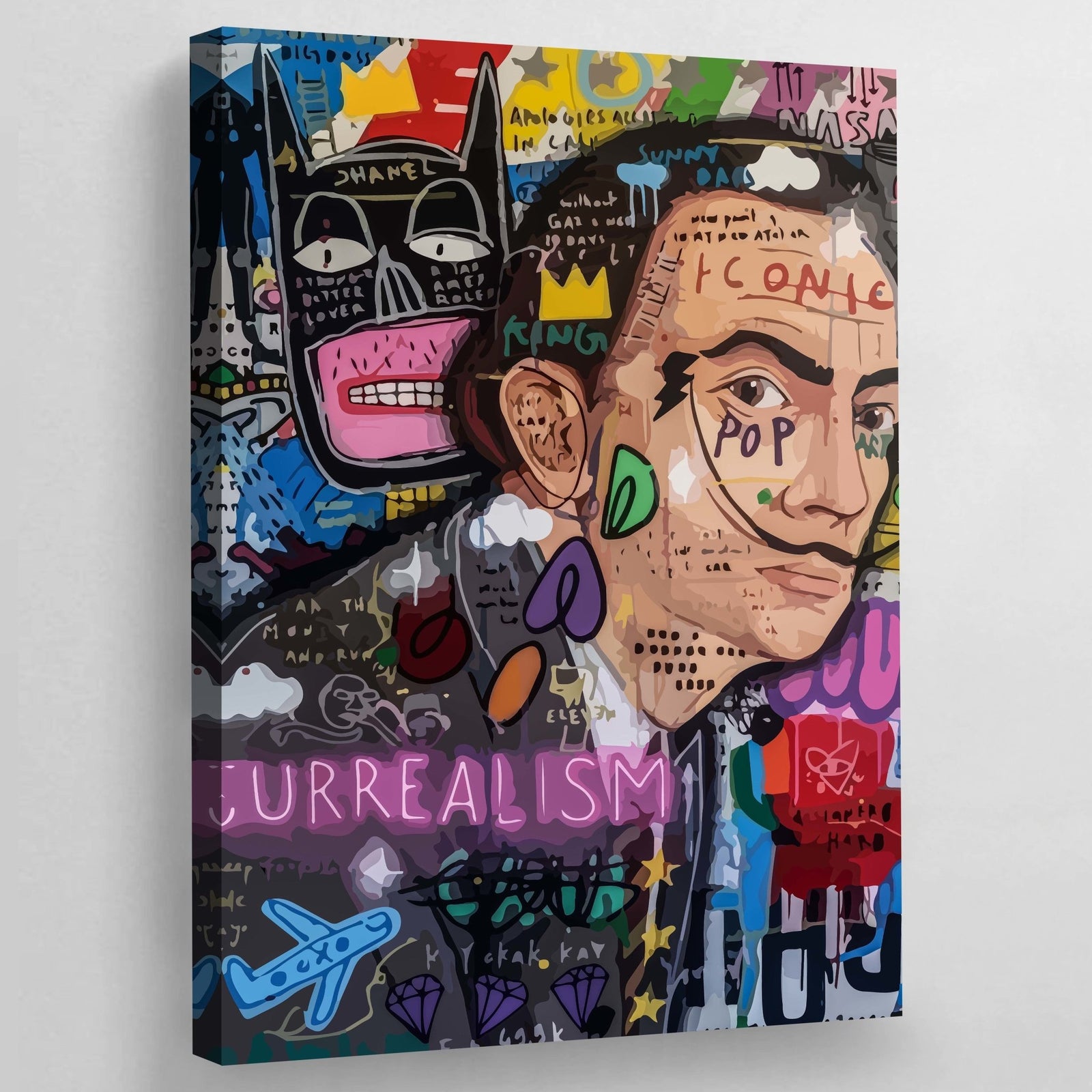 Tableau Street Art Salvador Dali - The Art Avenue