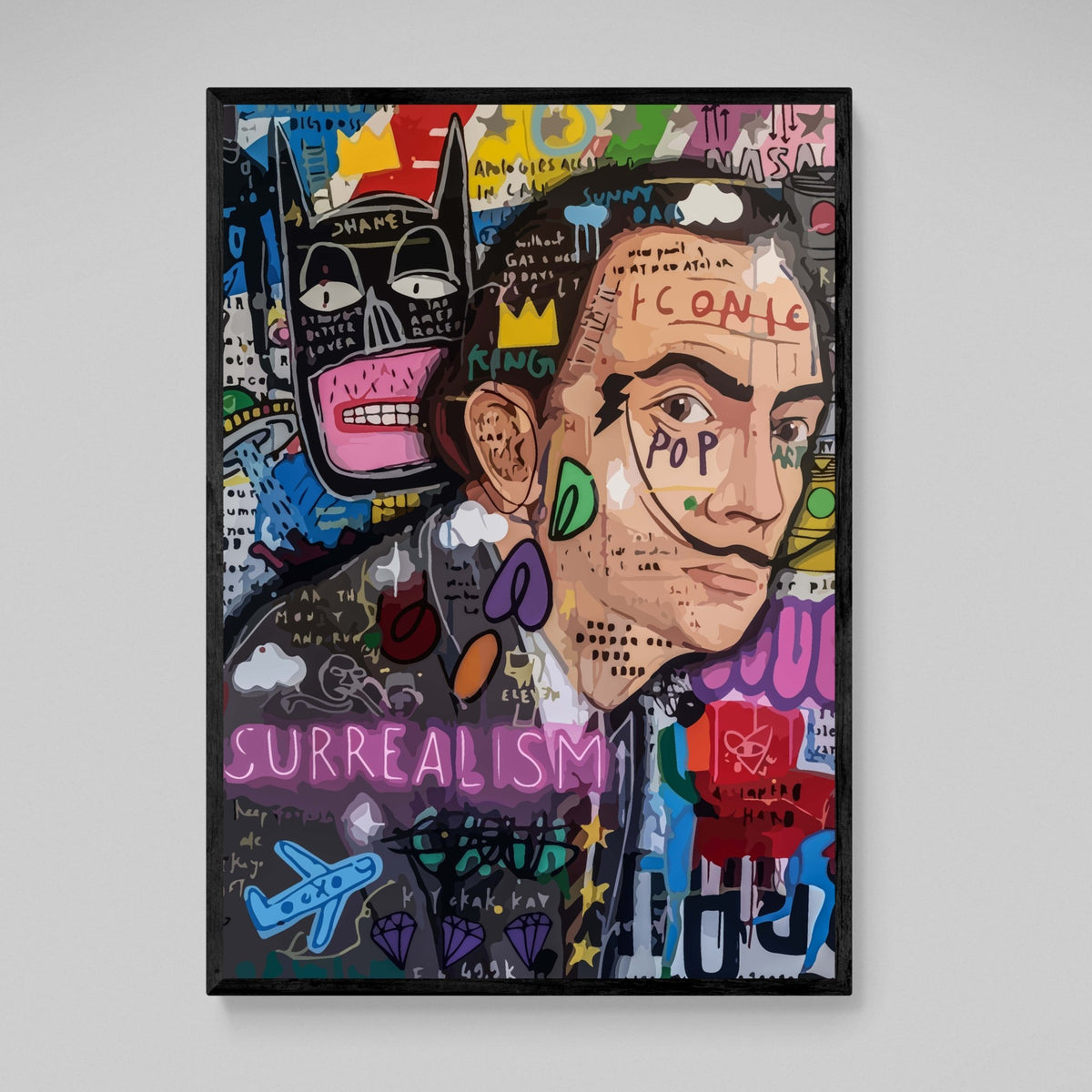 Tableau Street Art Salvador Dali - The Art Avenue