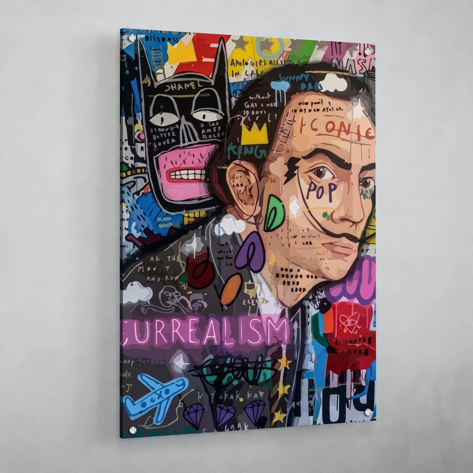 Tableau Street Art Salvador Dali - The Art Avenue