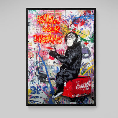 Tableau Street Art Singe - The Art Avenue