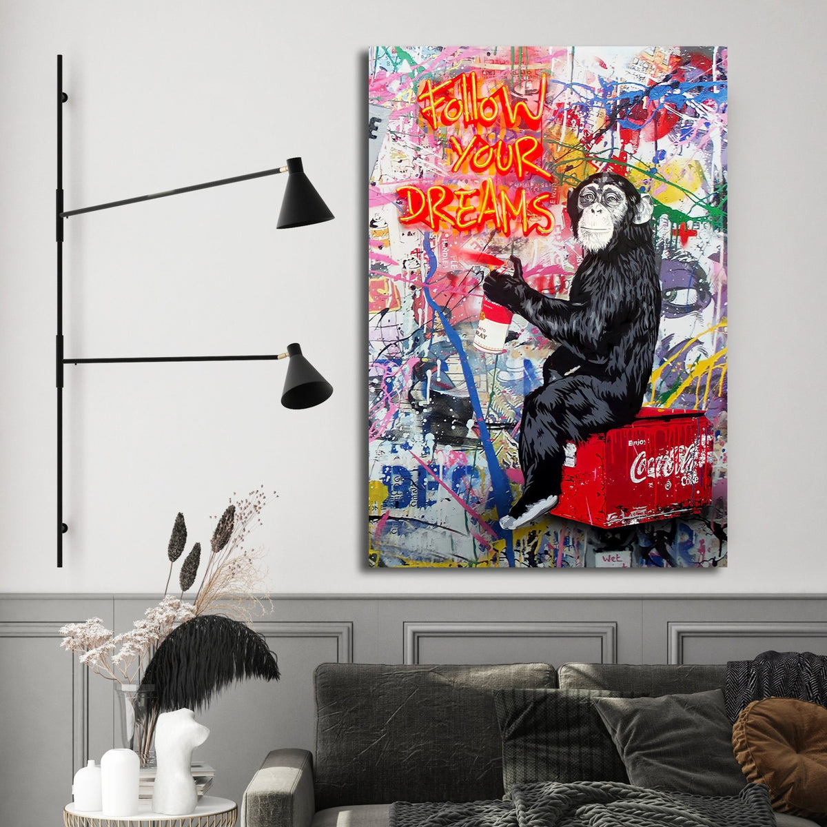Tableau Street Art Singe - The Art Avenue
