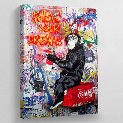 Tableau Street Art Singe - The Art Avenue