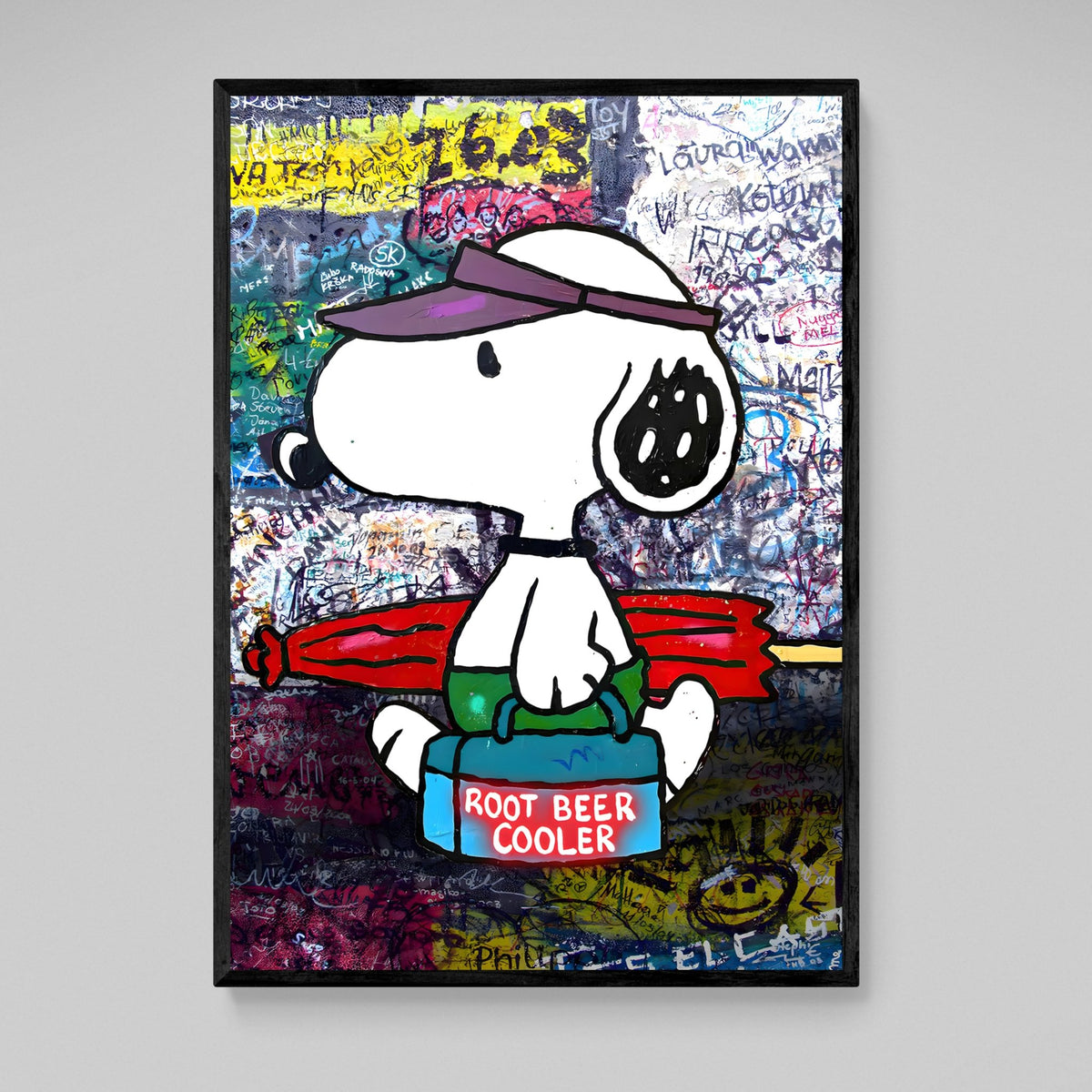 Tableau Street Art Snoopy - The Art Avenue