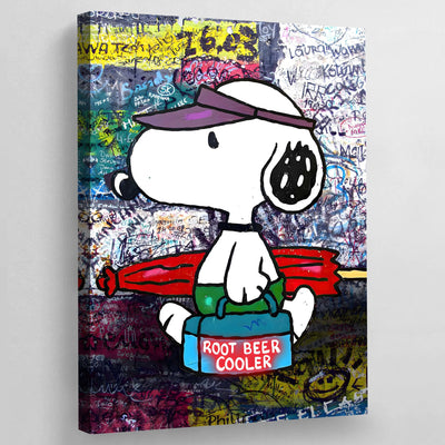 Tableau Street Art Snoopy - The Art Avenue