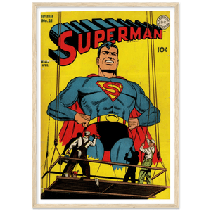Tableau Superman Vintage - The Art Avenue