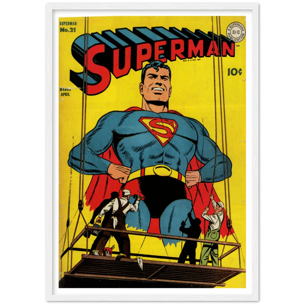 Tableau Superman Vintage - The Art Avenue