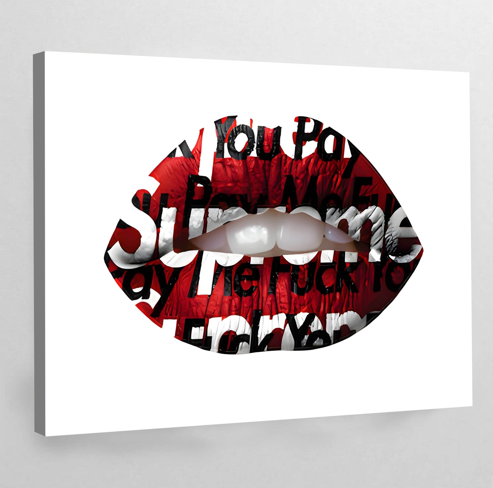 Tableau Supreme Lèvres - The Art Avenue