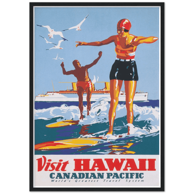 Tableau Surf Vintage - The Art Avenue