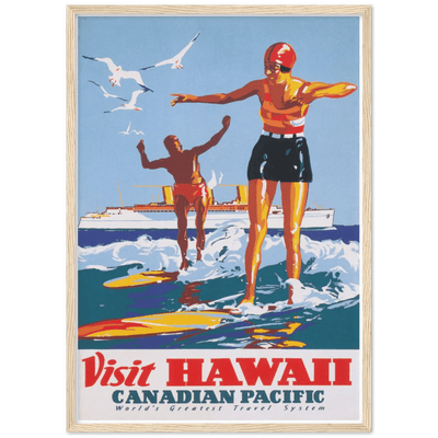 Tableau Surf Vintage - The Art Avenue