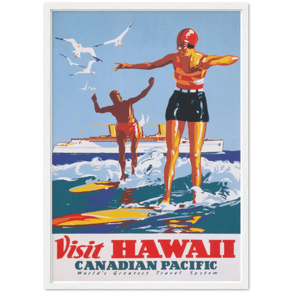 Tableau Surf Vintage - The Art Avenue