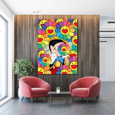 Tableau Takashi Kaws - The Art Avenue