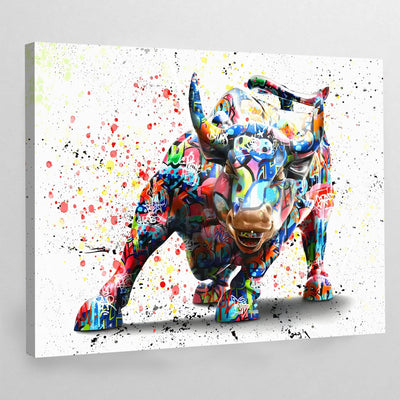 Tableau Taureau Pop Art - The Art Avenue