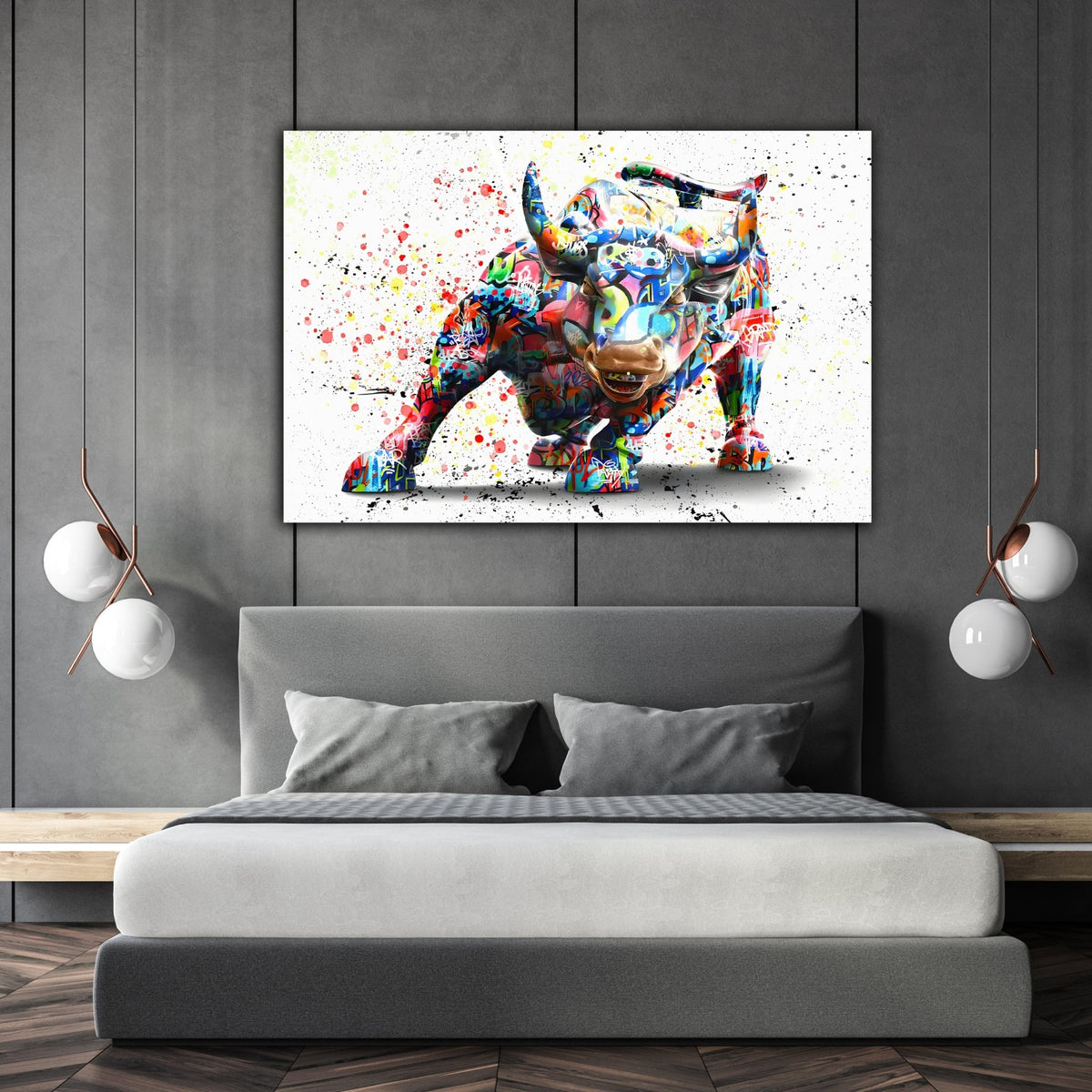 Tableau Taureau Pop Art - The Art Avenue