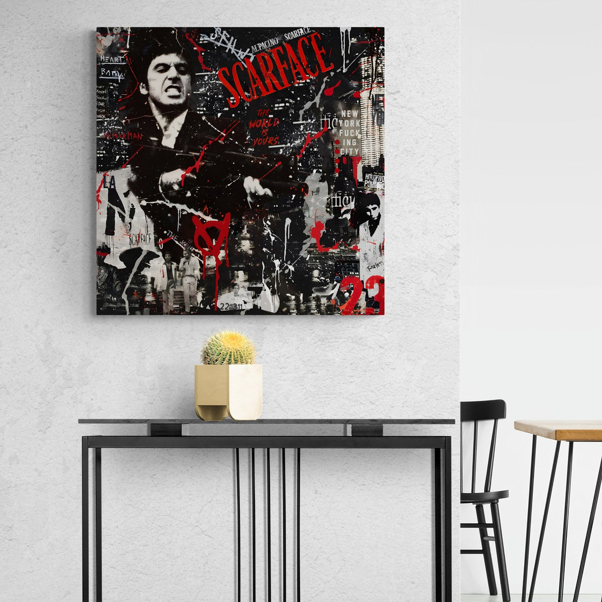 Tableau Tony Montana - The Art Avenue