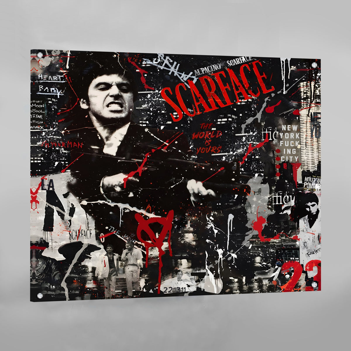 Tableau Tony Montana - The Art Avenue